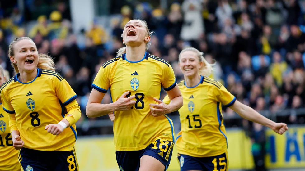 Sverige möter Filippinerna i ett VM-genrep. Arkivbild.