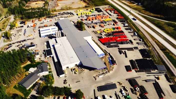 Wavins fabrik i Kjula. 