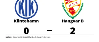 Hangvar B tog säsongens första seger
