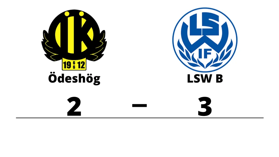 Ödeshögs IK förlorade mot LSW IF B