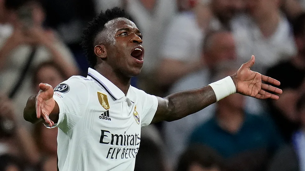 Vinicius Junior efter 1-0-målet.