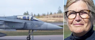 Idag for stridsflygen hem – bjöd Nyköping på en sista uppvisning