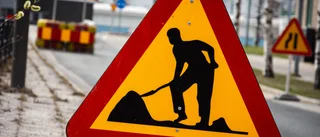 Gata i centrala Skellefteå påverkas under två veckor