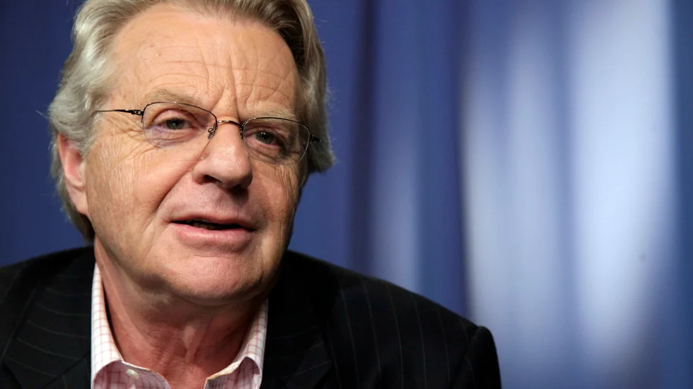 Jerry Springer ledde ett program i eget namn. Pressbild.