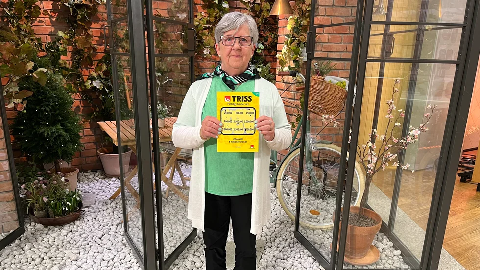 Eva-Maj är hittills årets tredje Luleåbo att skrapa triss i tv. 