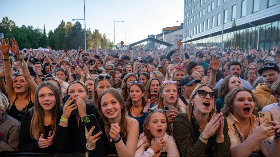 Förra året drog Benjamin Ingrosso till sig stor publik under Kirunafestivalen.