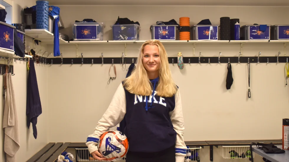 Hedvig Hedlund har hittills gjort åtta mål elva matcher.