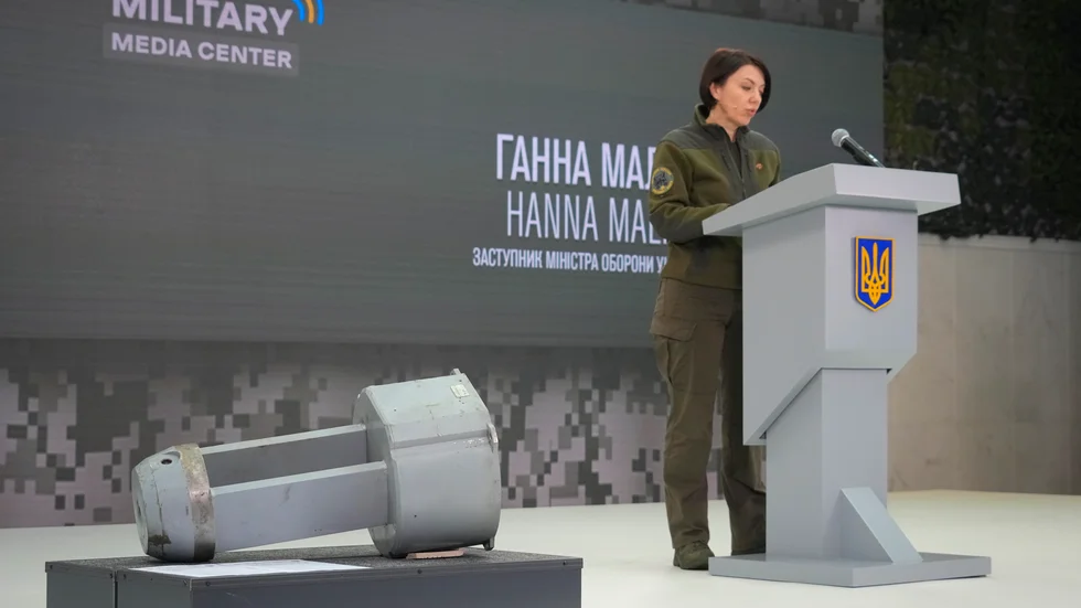 Ukrainas vice försvarsminister Hanna Maljar. Arkivbild.
