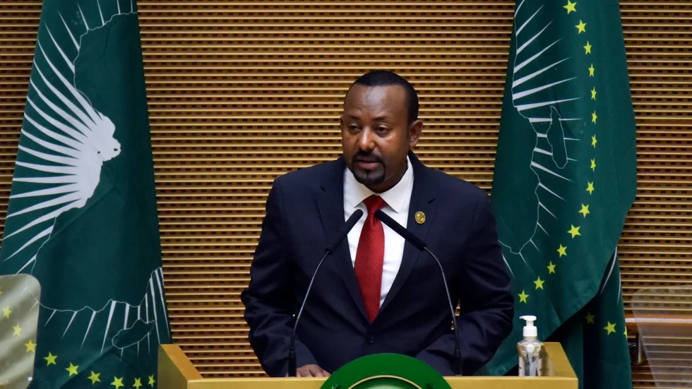Etiopiens premiärminister Abiy Ahmed, här på bild från februari i år. Arkivbild.