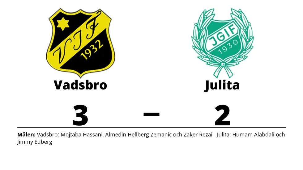 Vadsbro IF vann mot Julita GoIF