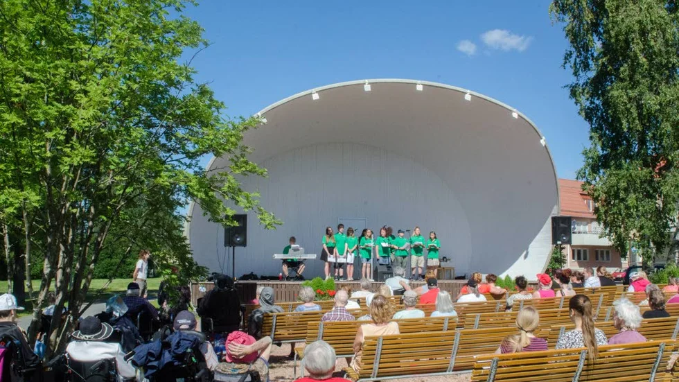Bild från allsången sommaren 2016.