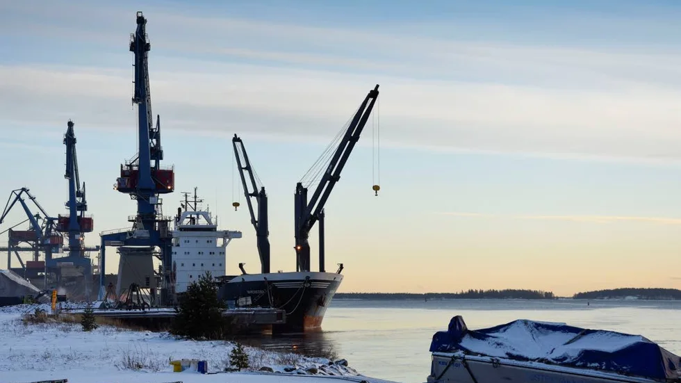 Luleå hamn. Projektet Malmporten är ett av de viktiga infrastrukturprojekten i den Botniska korridoren.