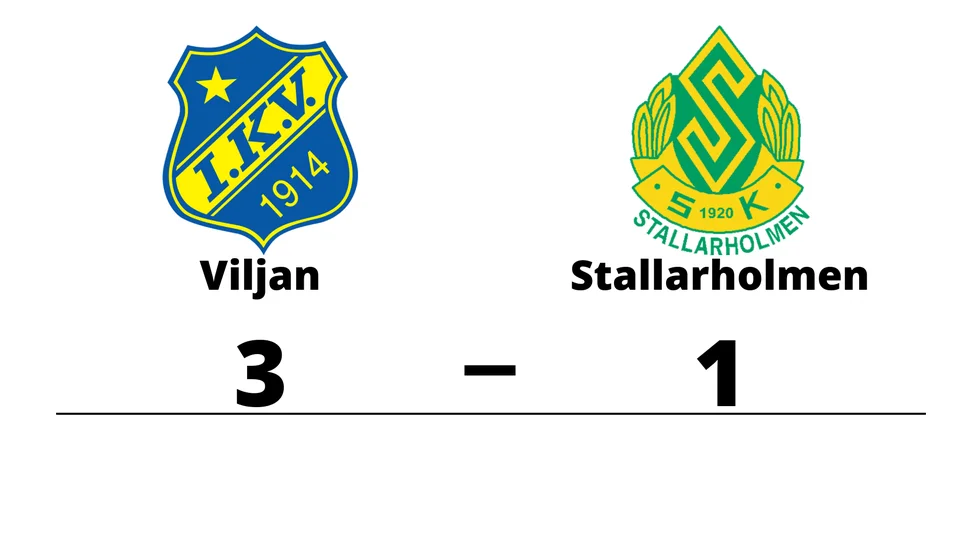 IK Viljan Strängnäs vann mot Stallarholmens SK