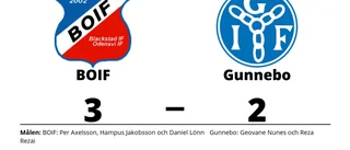 Uddamålsseger när BOIF besegrade Gunnebo