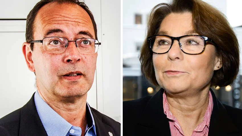 Stefan Hanna (C) och Solveig Zander (C).