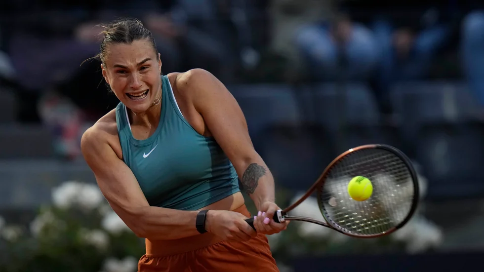 Belarusiska Aryna Sabalenka ska möta Marta Kostyuk från Ukraina. Arkivbild.