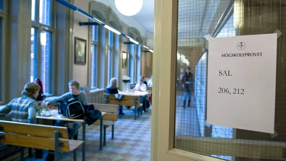 Dags för högskoleprov på lördag.