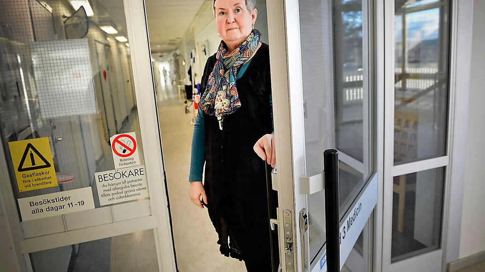 ”Jobbar intensivt med rekrytering.” Ingela Lundmark, verksamhetschef vid medicin- geriatriska kliniken, Skellefteå lasarett.
