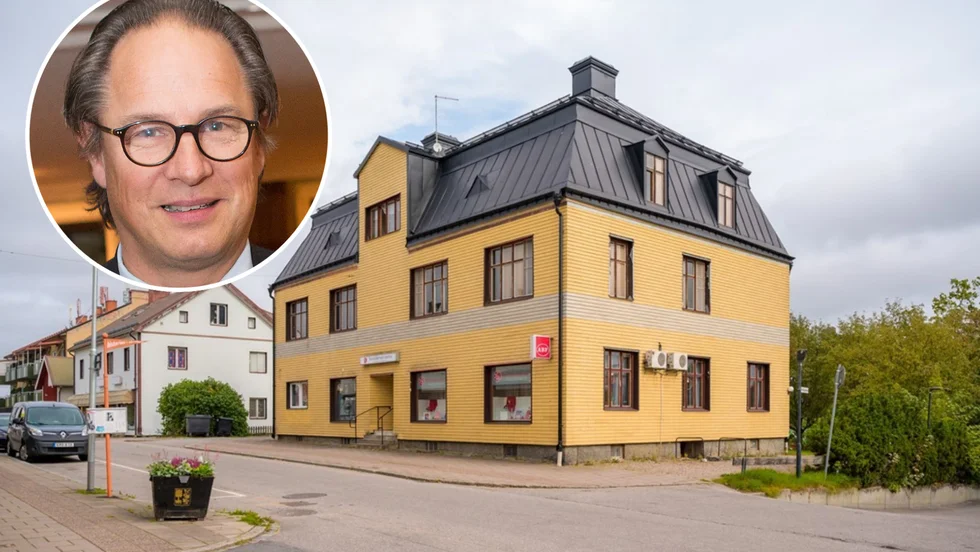 Fastigheten på Köpmangatan 10 som Socialdemokraterna i Vingåker sålde för nästan sex miljoner kronor till Ica-handlaren Bengt Valberg.
