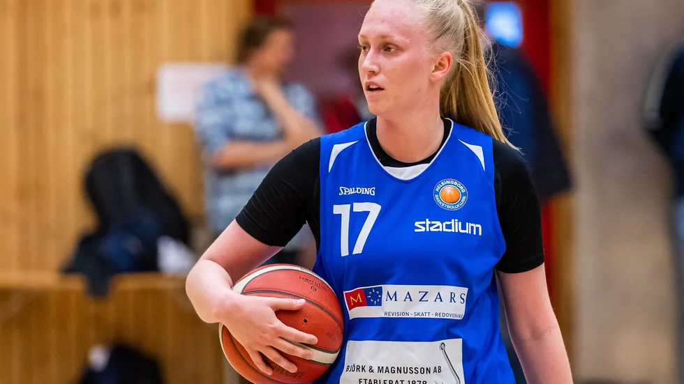Patricia Axelsson blev poängbäst i sitt Helsingborg när hon var tillbaka efter ett långt skadeuppehåll.