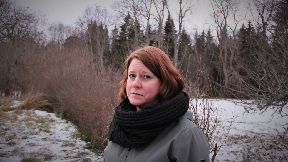 Åsa Lindstrand bor nära Forsmark, men tycker inte att kärnkraft är framtidens energikälla.