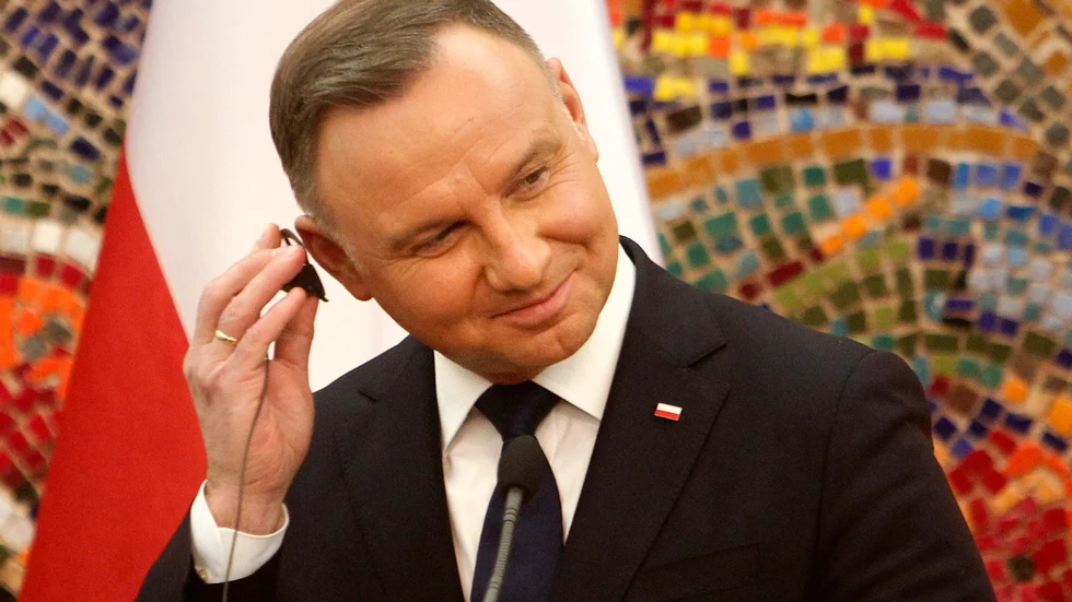 Det ligger i den polska presidenten Andrzej Dudas makt att ge ett kontroversiellt lagförslag grönt ljus. Arkivbild.