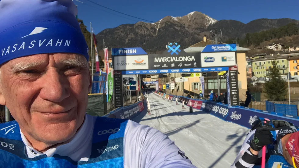 Erik Rollborn deltog i det 49:e Marcialonga.