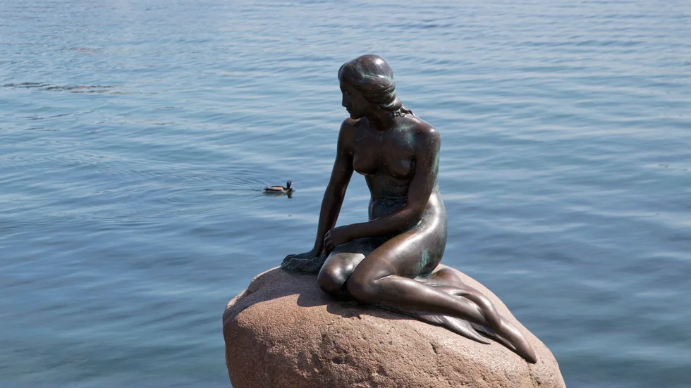Karikatyrteckningen av Den lilla sjöjungfrun i dagstidningen Berlingske var ett upphovsrättsbrott enligt danska Högsta domstolen. Arkivbild.