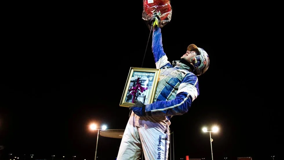 Kim Eriksson, vid tidigare championatseger.