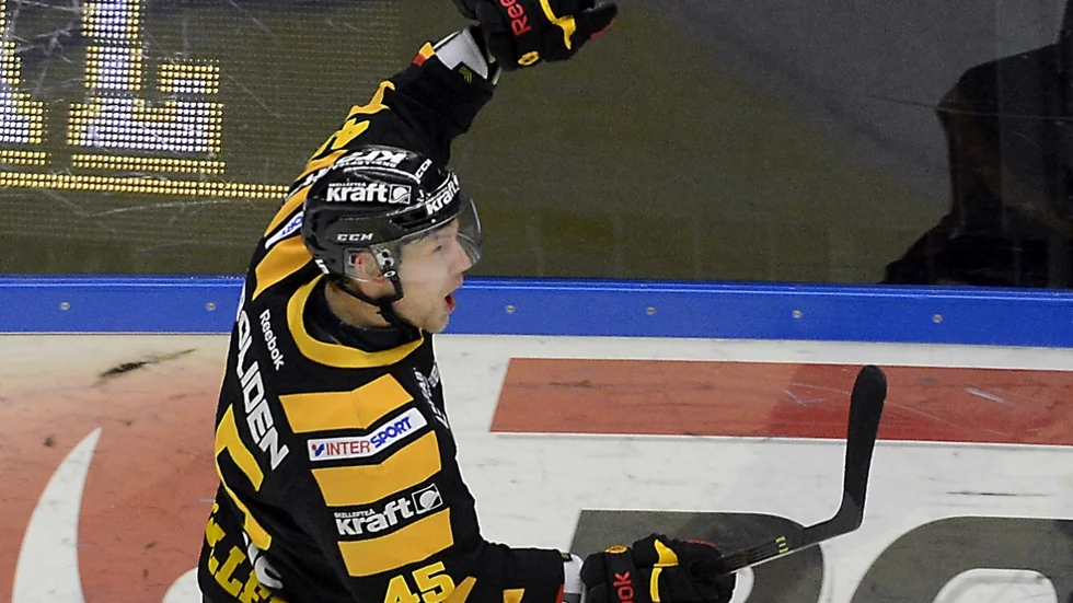 Oscar Möller under sin tid i Skellefteå. Foto: Leif Andersson
