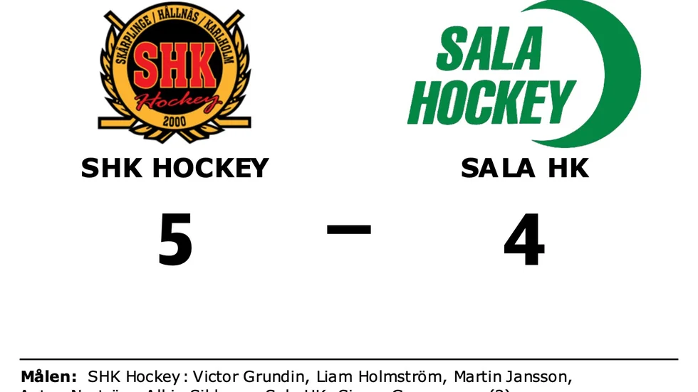 SHK Hockey Club vann mot Sala HK