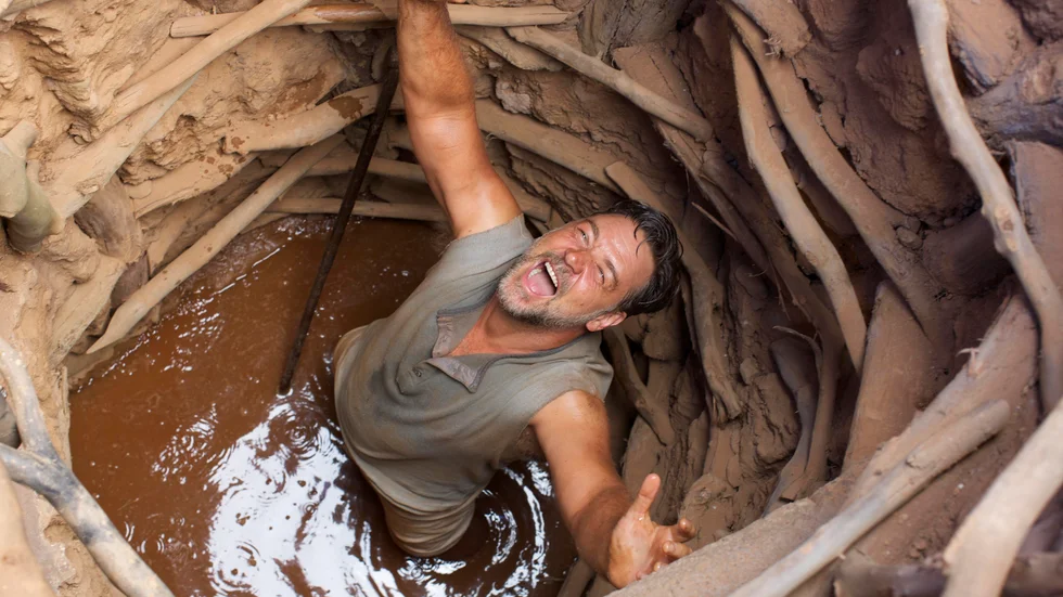 Slagruteman. Russel Crowe är en australisk bonde som skickat ut sina tre söner i första världskriget.