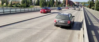 Omdragning av E 4 under dagen