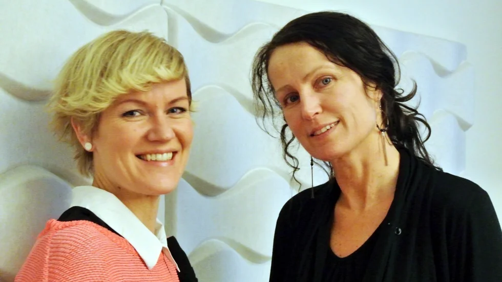 Anna Magnusson och Åsa Stocksén. Forto: Susanne Lindberg