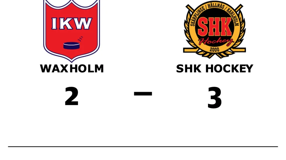 IK Waxholm förlorade mot SHK Hockey Club