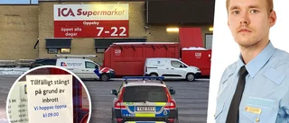 Inbrott i Ica-butik i Nyköping – okända bröt sig in och stal