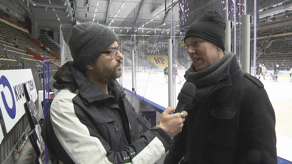 Norransportens Adam Savonen och Arvid Marklund.