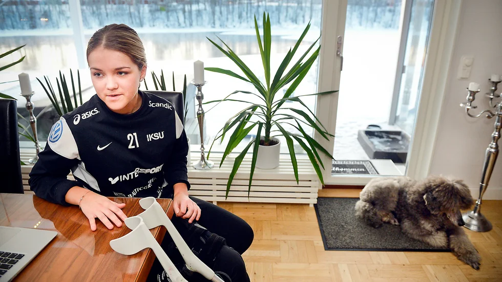 Tuff tid. Norran träffade Alice i januari – då deppad och på kryckor. Nu är hon betydligt gladare och tränar för fullt.