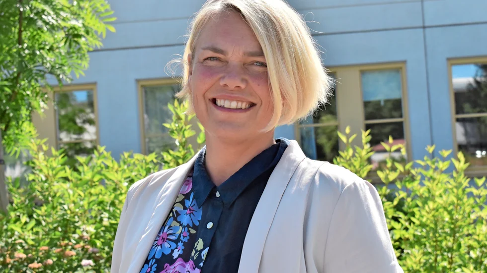 Ridtjejer Lena Forsbergs vill hon påvisa att genom föreningsliv kan kvinnor bli framgångsrika inom näringslivet. Foto: Veronica Häggmark.
