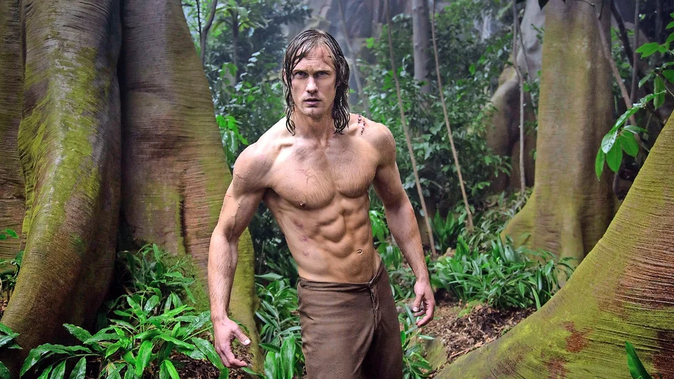 I huvudrollen. Alexander Skarsgård i "Legenden om Tarzan". Filmen är regisserad av David Yates, som gjorde de sista fyra "Harry Potter"-filmerna. Foto: Jonathan Olley.
