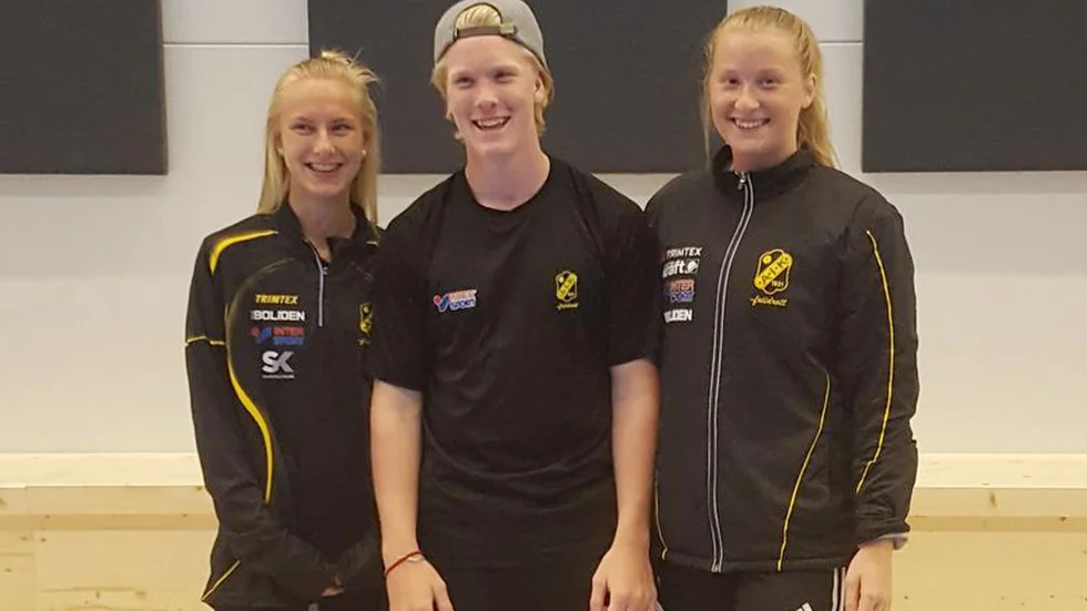 Trippelt PB. Thea Norlund, William Lindberg och Amanda Nordin tog alla nytt personligt rekord under helgen.