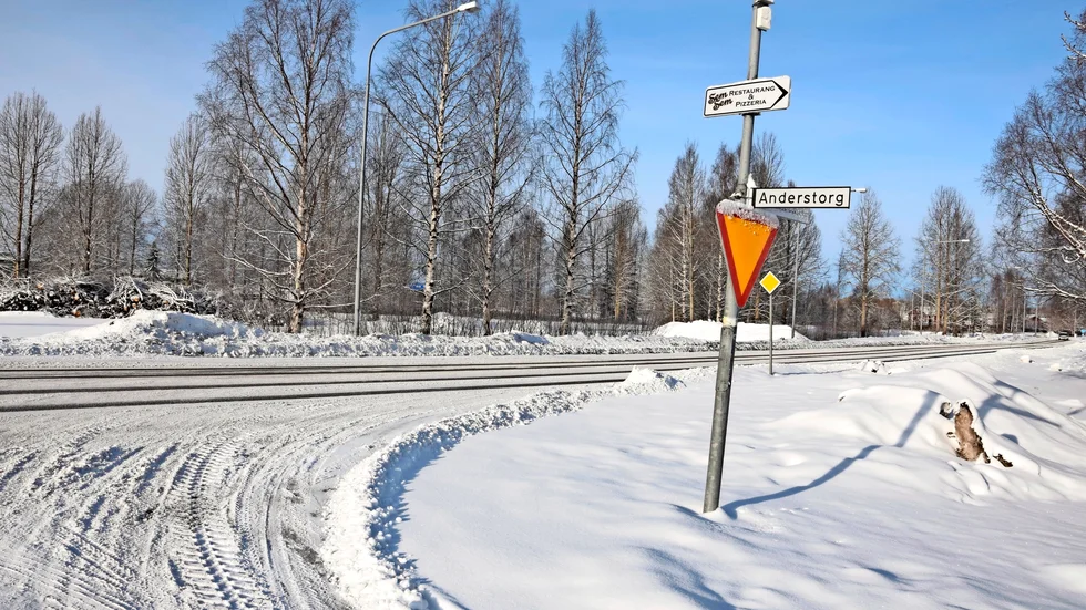 Tystnad. G&K Blanks Fastigheter AB har inte än berättat om sina planer på den markanvisade tomten på 19000 kvadratmeter. Foto: Lars Andersson.