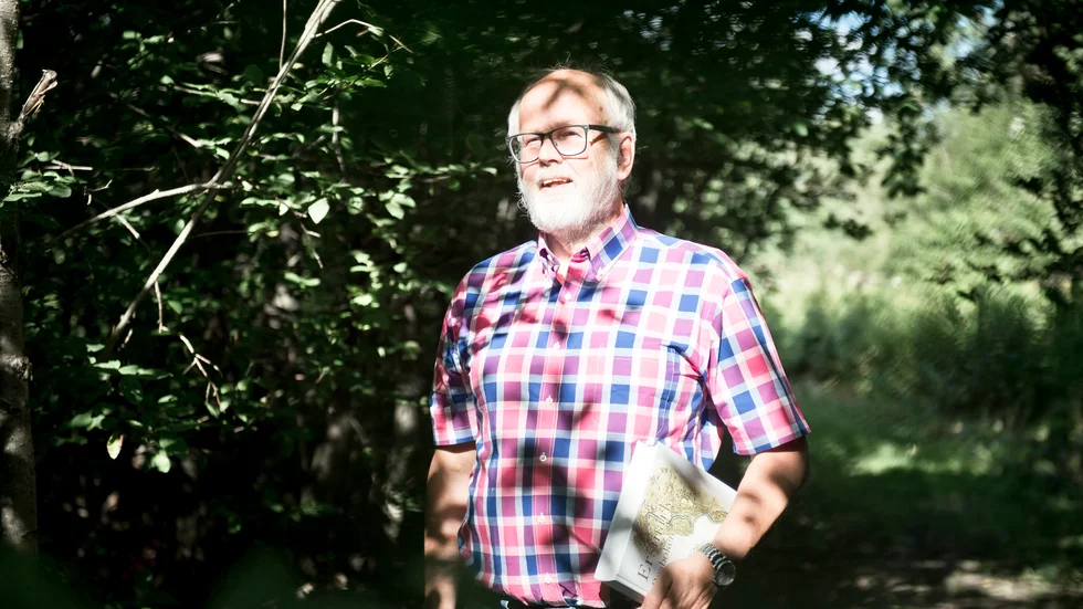 ”Jag är väldigt tacksam för alla kunniga personer som hjälpt mig med fakta och berättelser, och även för de föreningar som tyckt att arbetet varit viktigt och stöttat boken med bidrag”, säger Stig Sandström. Foto: Thea Holmqvist.