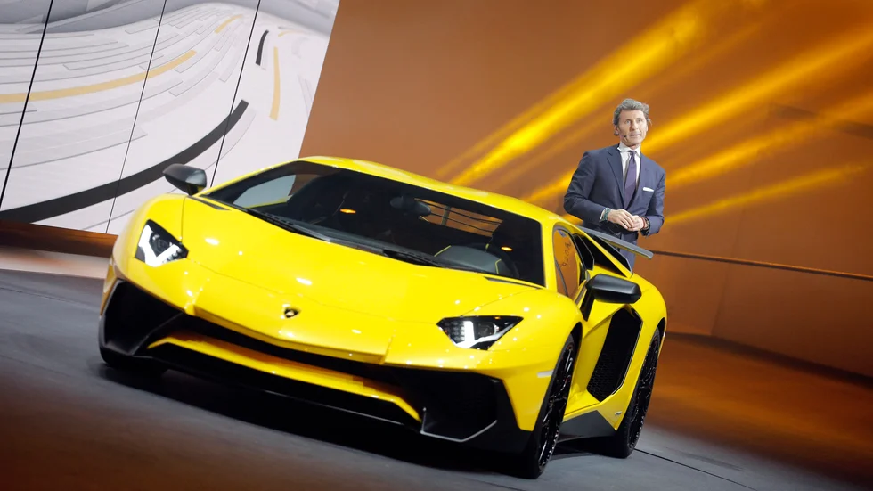 Lamborghini, med vd Stephan Winkelmann, på väg att överge förbränningsmotorn. Arkivbild