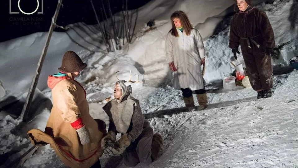 Föreställningen "Midvintersaga" är bara en i raden av pjäser som kommer att spelas utomhus av Tornedalsteater under året.