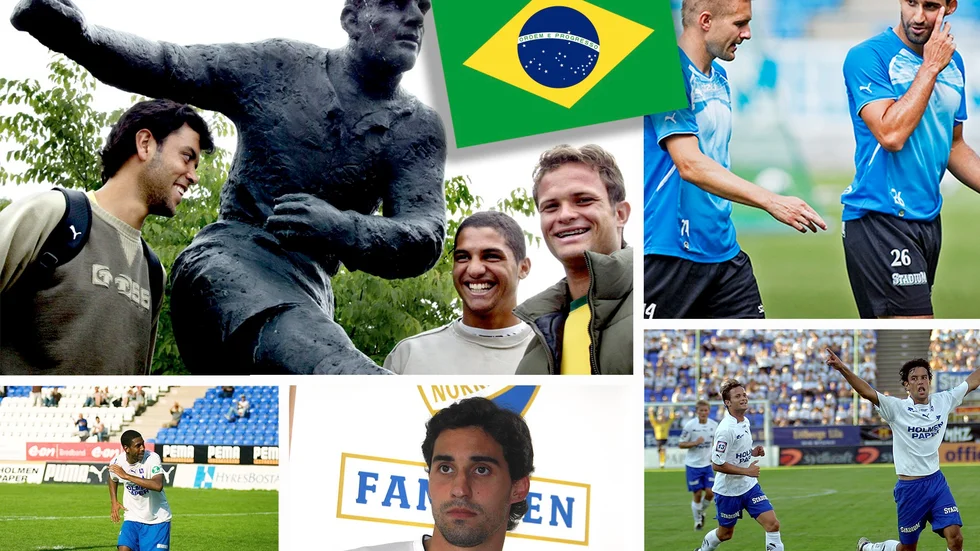 Spelare från Brasilien som tillhört IFK tidigare.