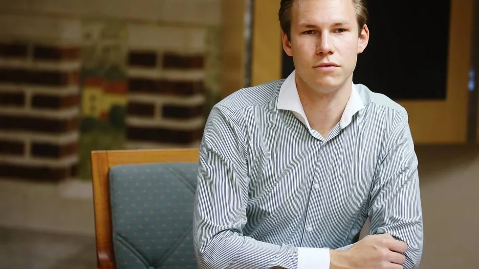 Två procent av BNP. Markus Wiechel och hans partikamrater i Sverigedemokraterna vill höja anslagen till försvaret.