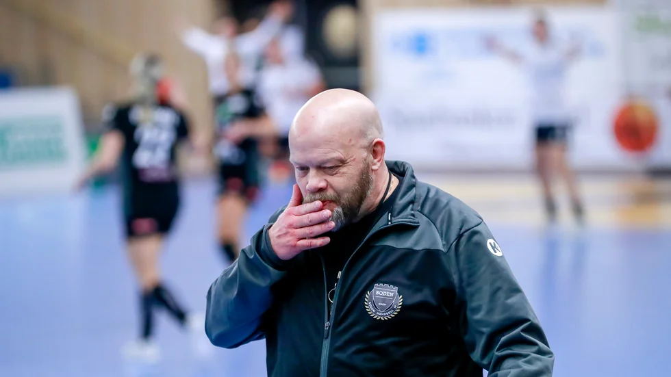 Christer Karlsson, tränare i Boden Handboll