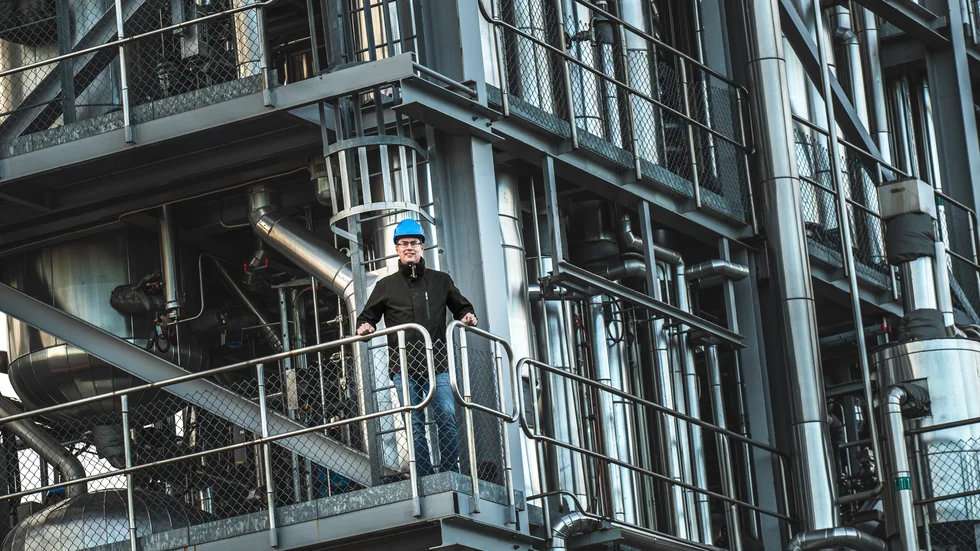 Vid pilotanläggningen LTU Green Fuels ska testanläggningen för elektrolyssystem byggas upp. "Viktig kunskap med särskilda förutsättningar för kallt klimat", säger Fredrik Granberg, vd för LTU Green Fuels.