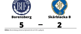 Borensberg vann - efter Johanna Sjösvärds hattrick